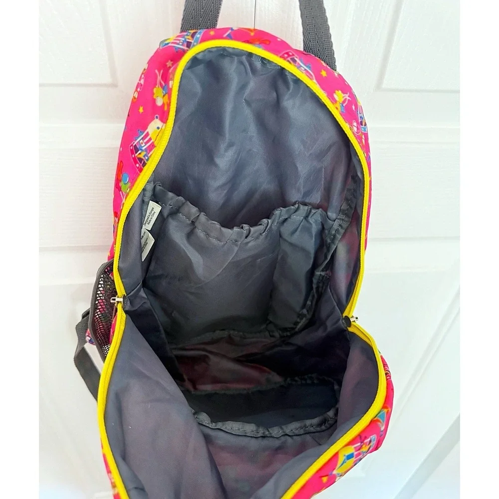 Hugger Yippie Toes Collection Toddler Carnival Theme Backpack & Unicorn Plush